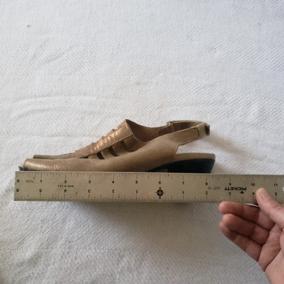 Munro Abby Heeled Sandal Rose Gold Size 8 Comfort - Picture 7 of 8